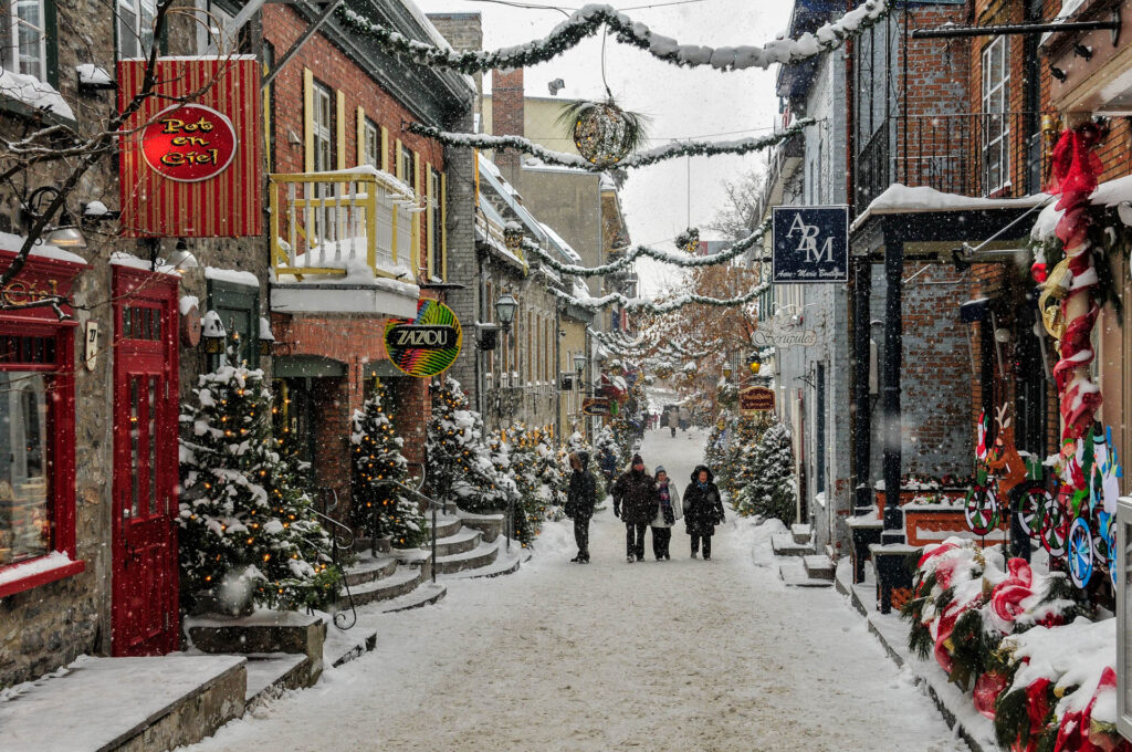 Typical Lower Town street - Quartier Petit Champlain | Focus On Mee | Robert Mee