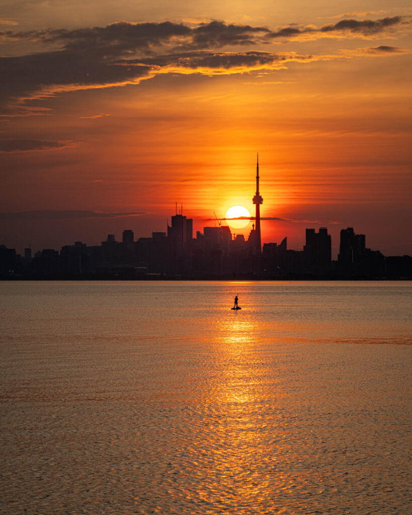 Sunrise CN Tower alignment