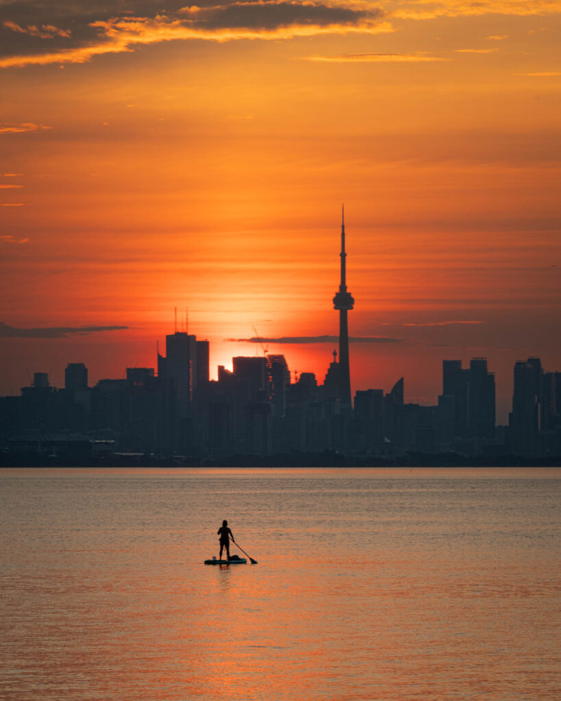 Sunrise CN Tower alignment