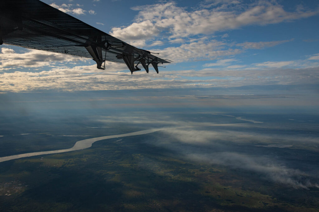 Aerial view of Nahanni National Park Reserve