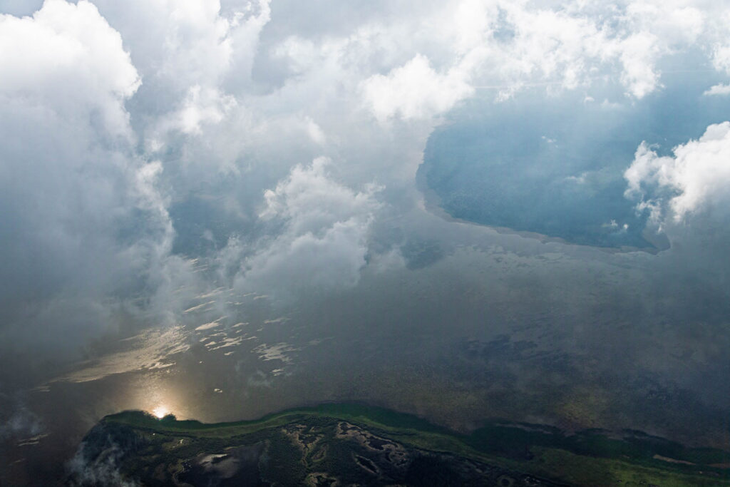 Aerial view of Nahanni National Park Reserve