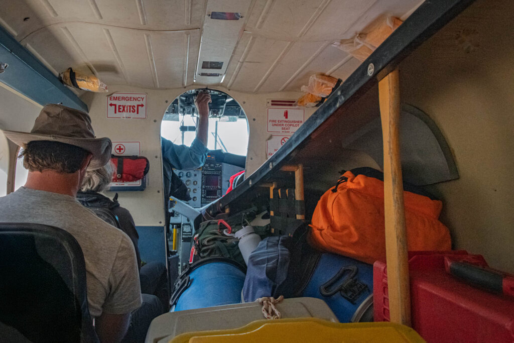 Interior of the Twin Otter