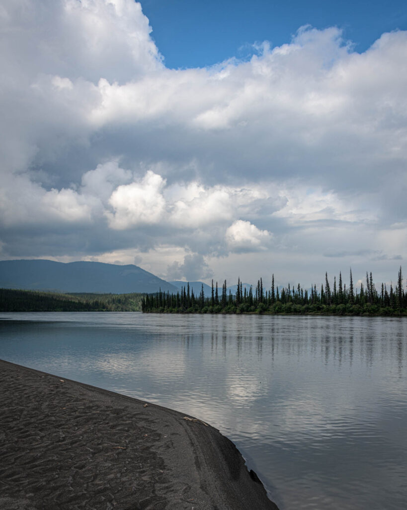 Rest stop on the Nahanni River