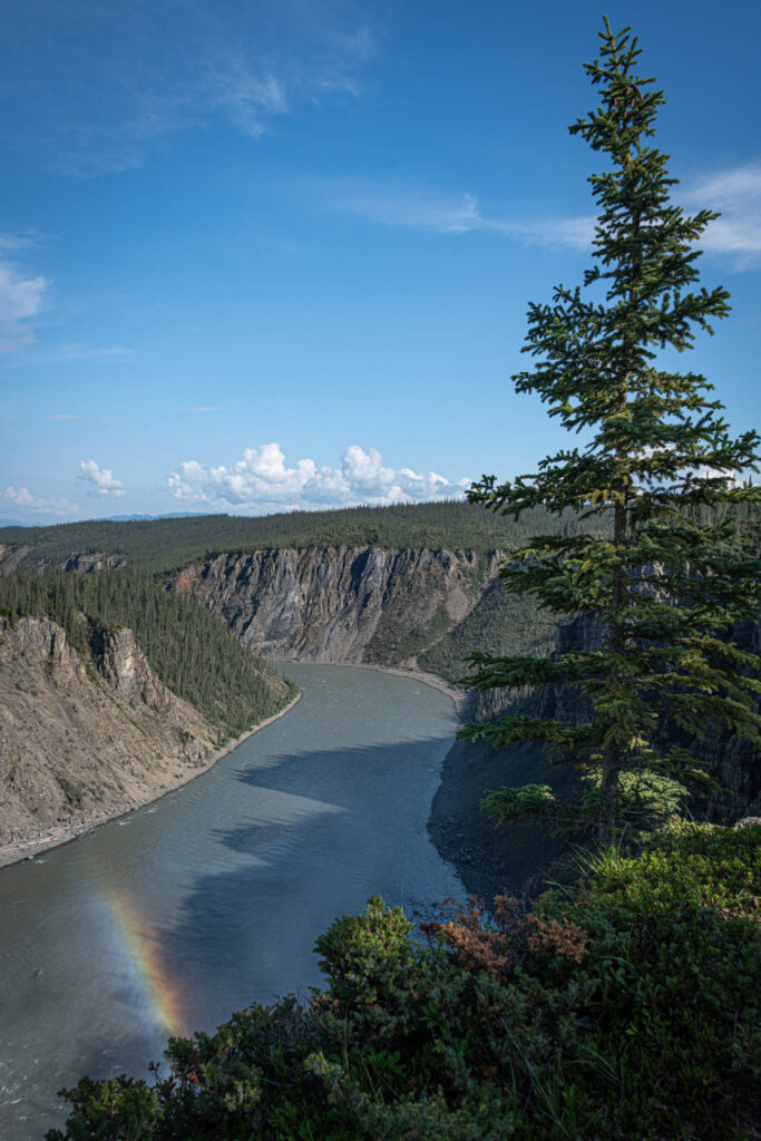 The Nahanni river below Virginia Falls
