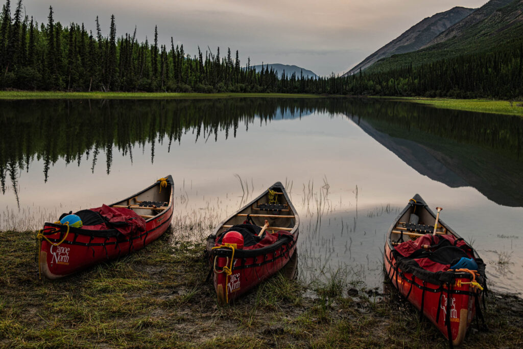 9pm view of Oxbow Lake from our campsite
