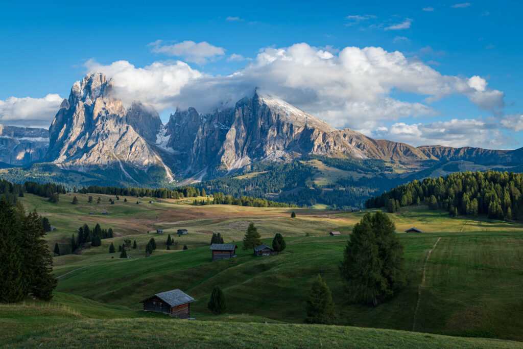 Alpe di Siusi (Seiser Alm) in late afternoon light