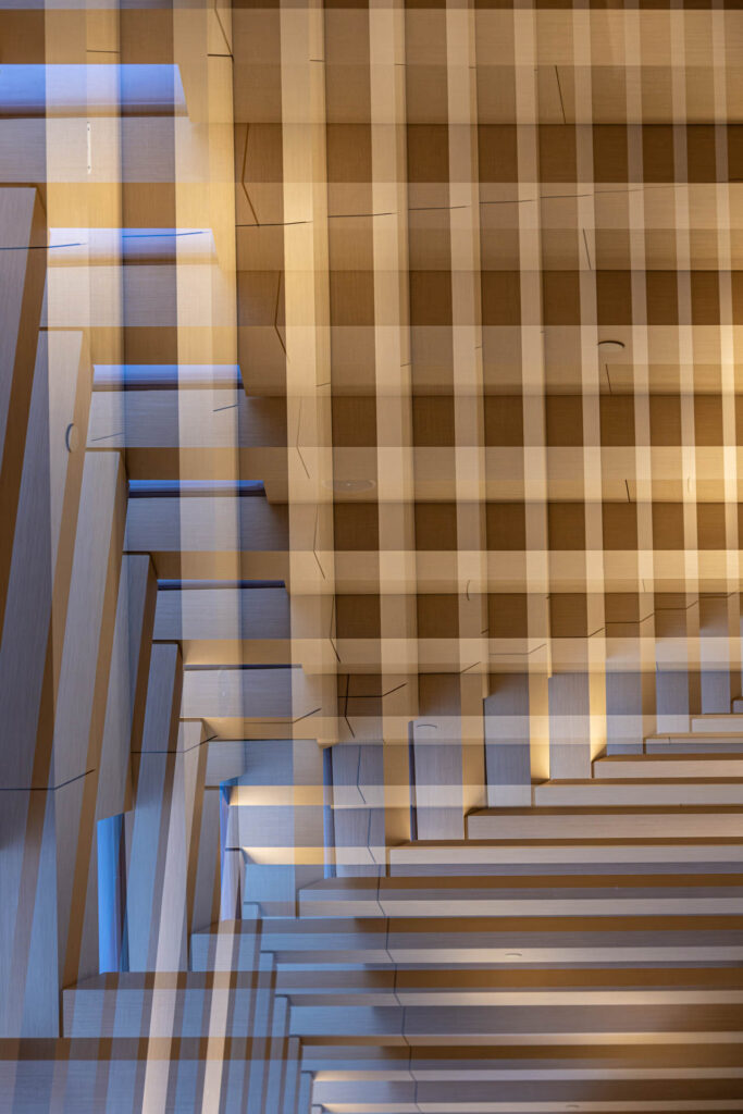 UP Express station - Double exposure