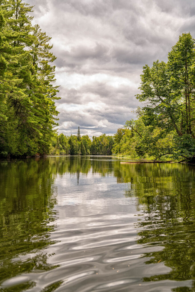 Burnt River near Three Brothers Falls - Kinmount