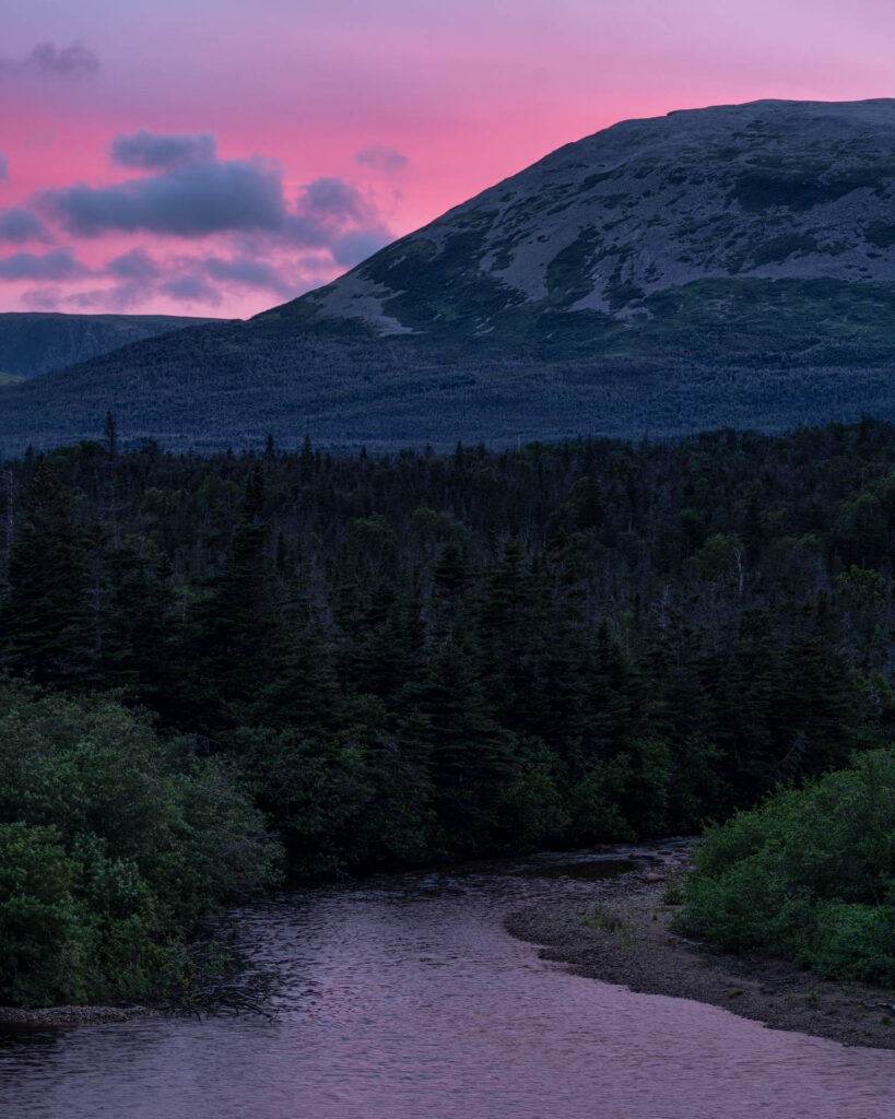 Gros Morne Mountain sunrise
