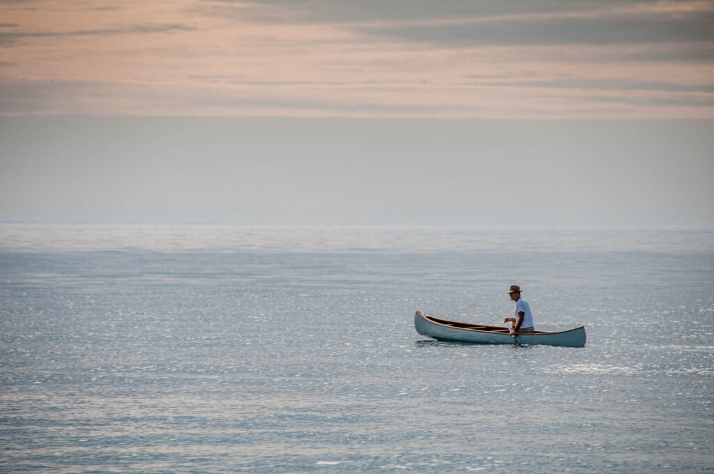 Morning paddle at Balmy Beach - Lake Ontario