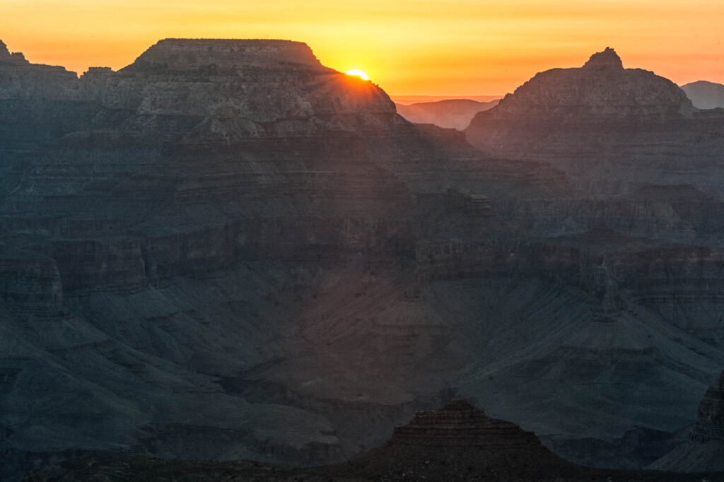 Sunrise at the Grand Canyon