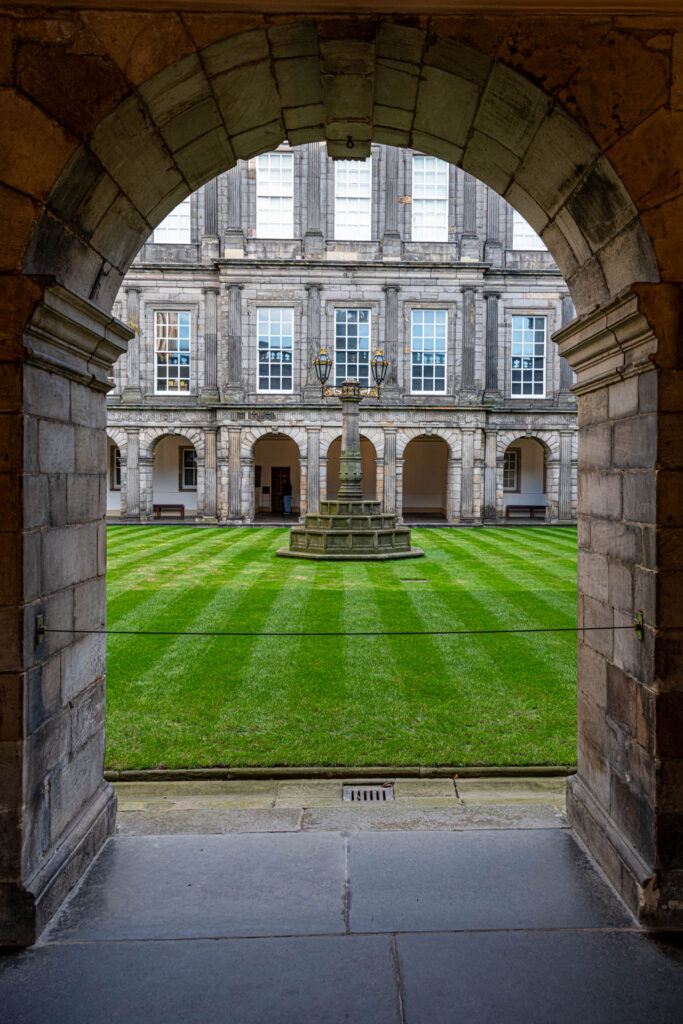 Entrance to Holyrood Palace