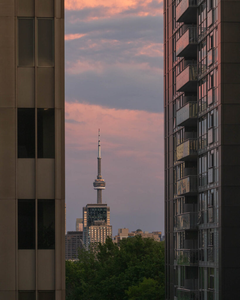 CN Tower from mid-town