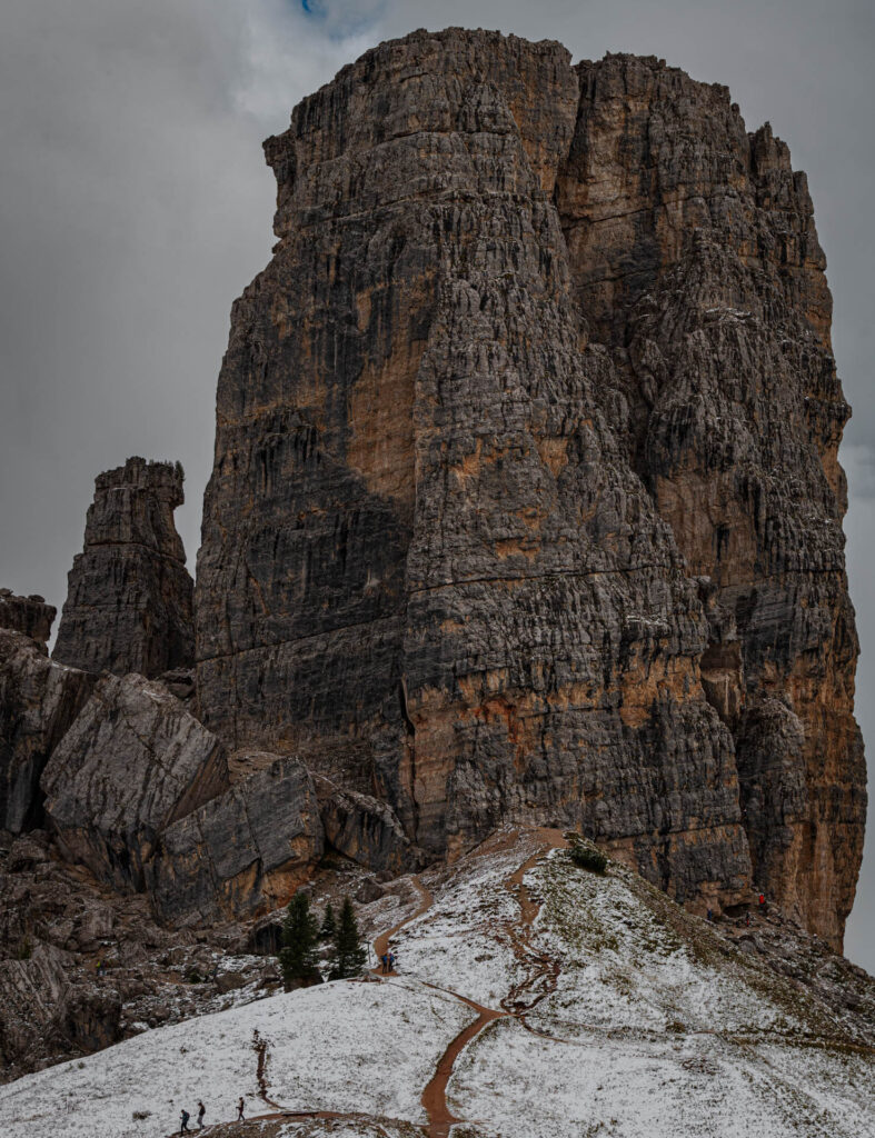 Cinque Torri from the Rifugio Scoiattoli
