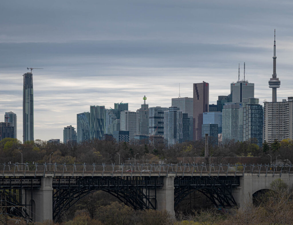 Toronto Skyline from Chester Hill