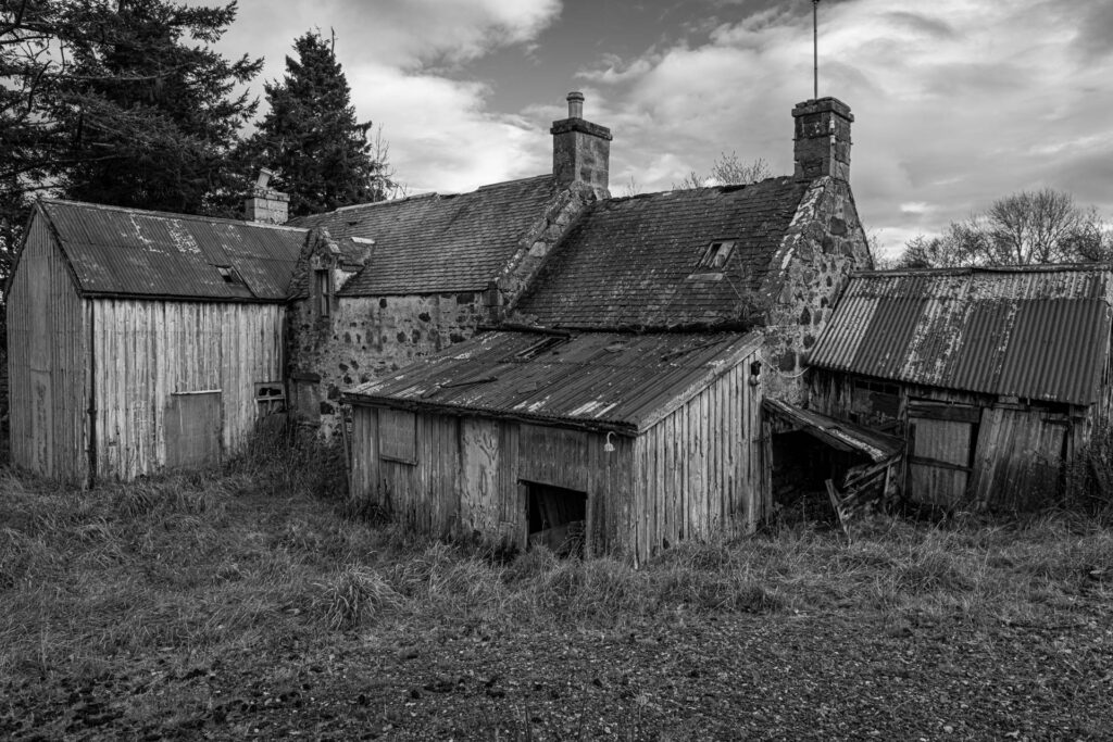 Abandoned house in Tullochgrue - Cairngorms NP