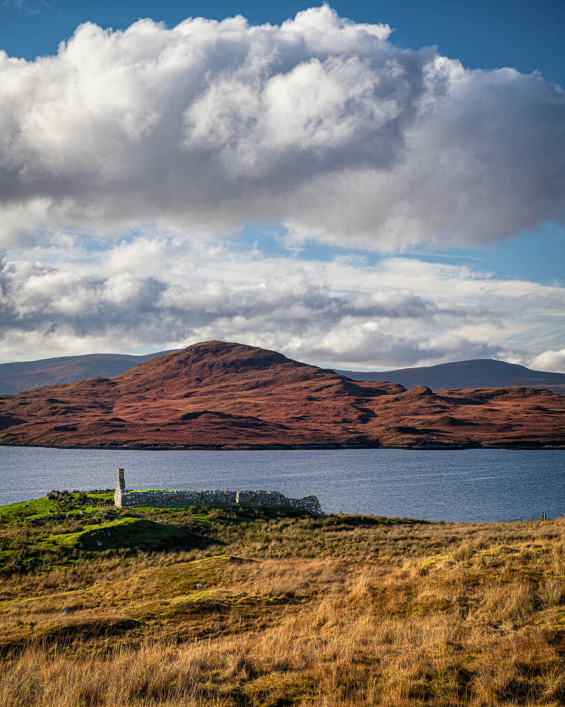 Adandoned Crofter House on Eishken Estate Isle of Lewis