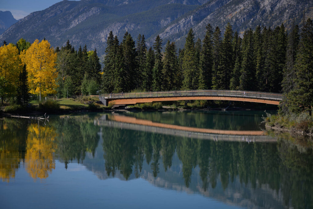 Bow River - town of Banff