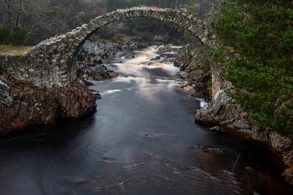 Carrbridge Packhorse {aka Coffin) Bridge 1717 - Cairngorms NP