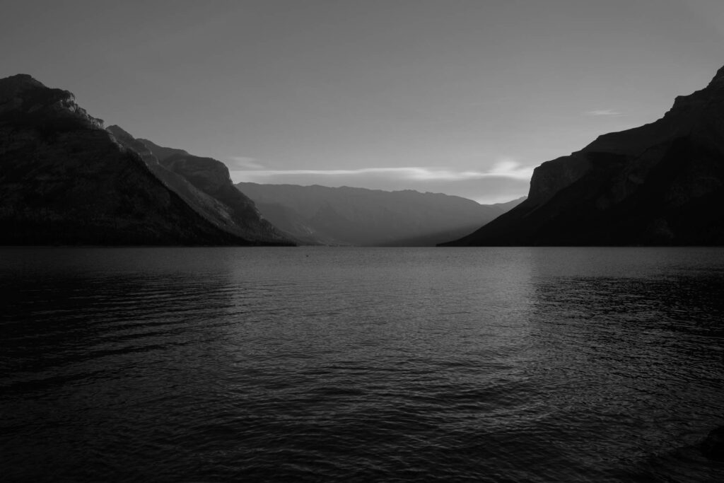 Morning at Lake Minnewanka