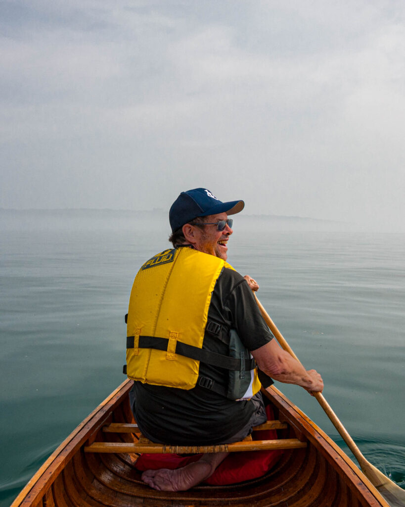 Morning paddle on Lake Ontario
