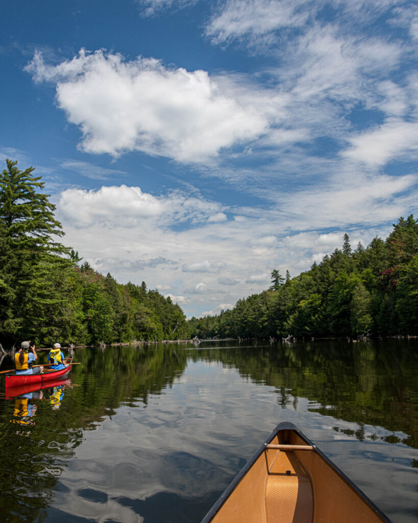 Paddlers on Smoke Creek