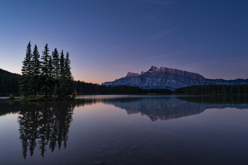 Sunrise at Two Jack Lake