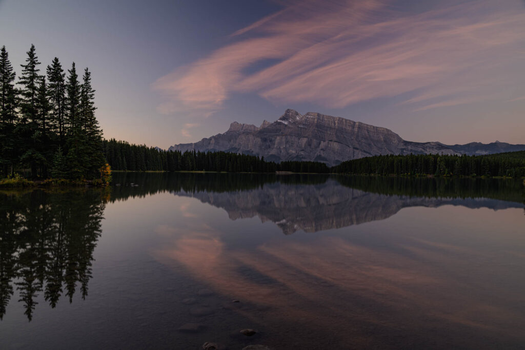 Sunrise at Two Jack Lake