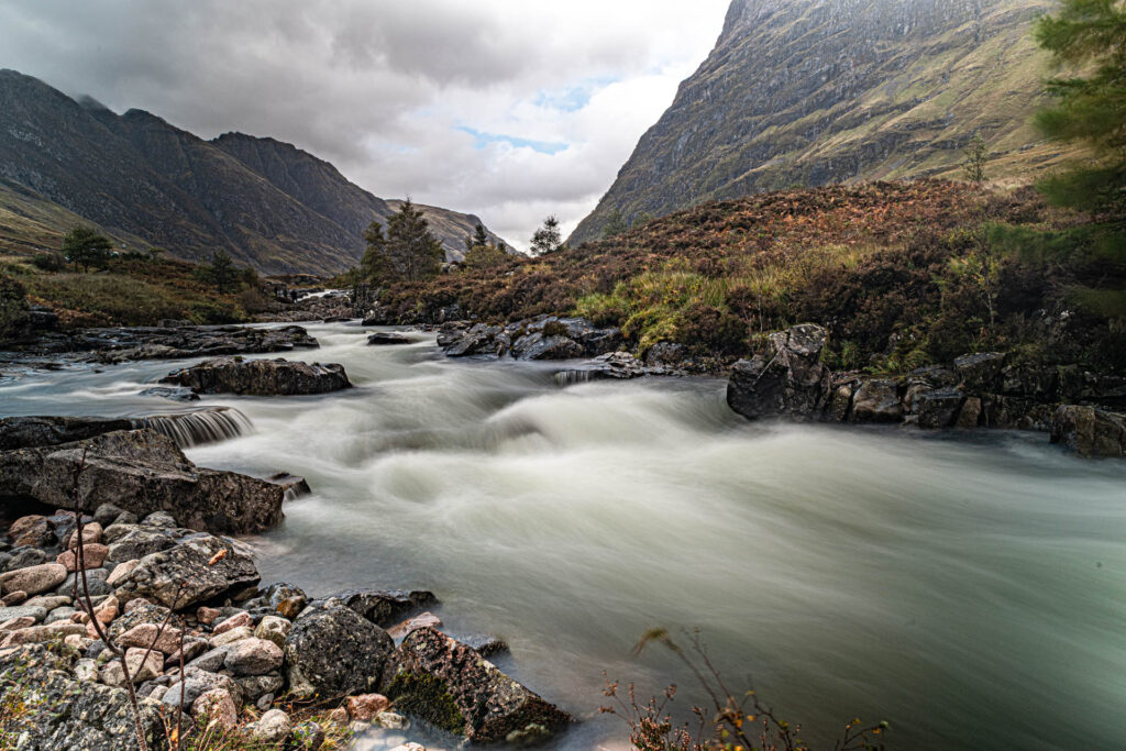 Waterfall on River Coe - Glencoe